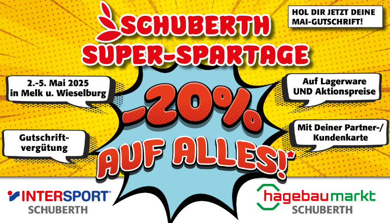Die Schuberth SUPER-SPARTAGE sind wieder da!