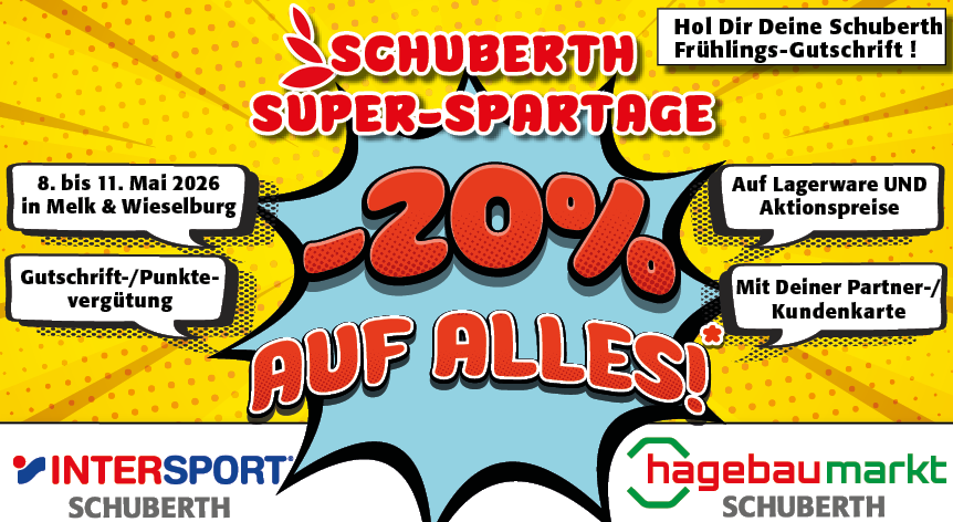 Die Schuberth SUPER-SPARTAGE sind wieder da!