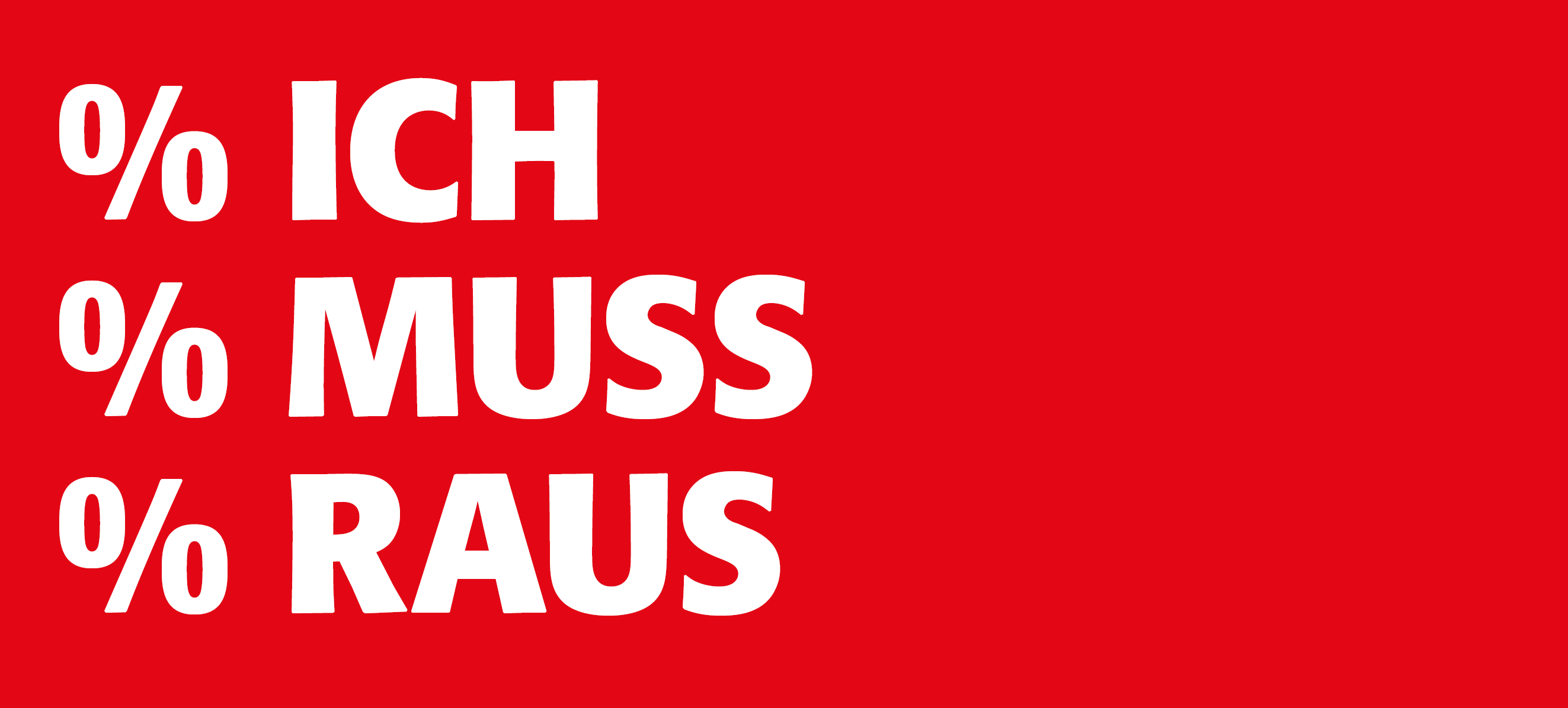 Wir machen Platz für Neues! - Slider Hintergrund